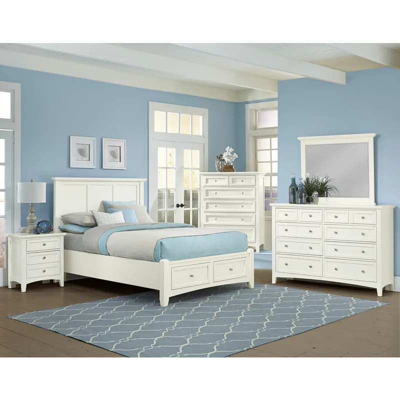 BB Bonanza-White Mansion Storage Bed