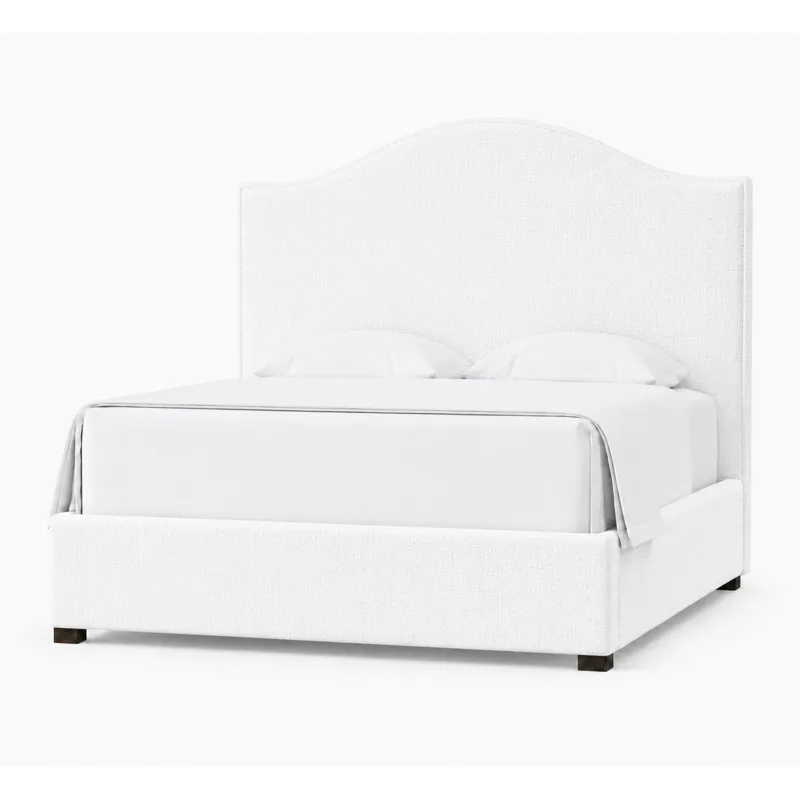Choices Emily Upholstered Bed Pure White - Queen