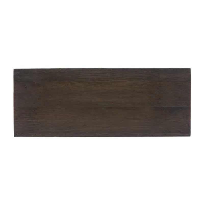 Joinery-Espresso Oak Ivory Cream Upholstered Bench