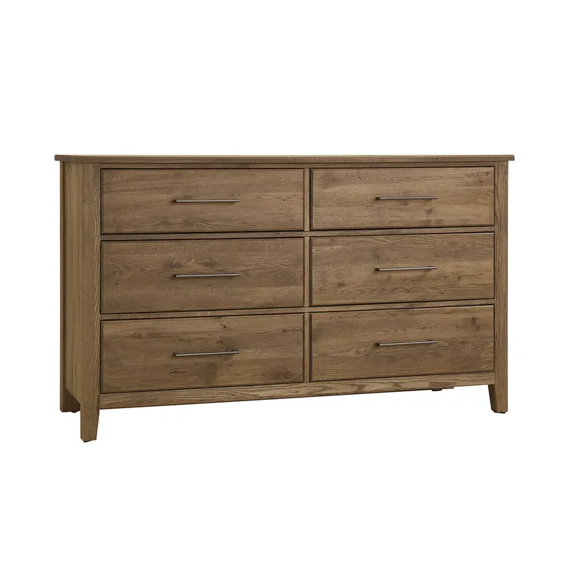 Fulling Mill-Natural Oak Dresser 6 Drawer