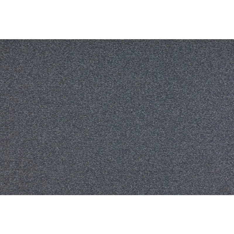 Nordhaven-Nordic Walnut Navy Tweed Upholstered Headboard - Queen