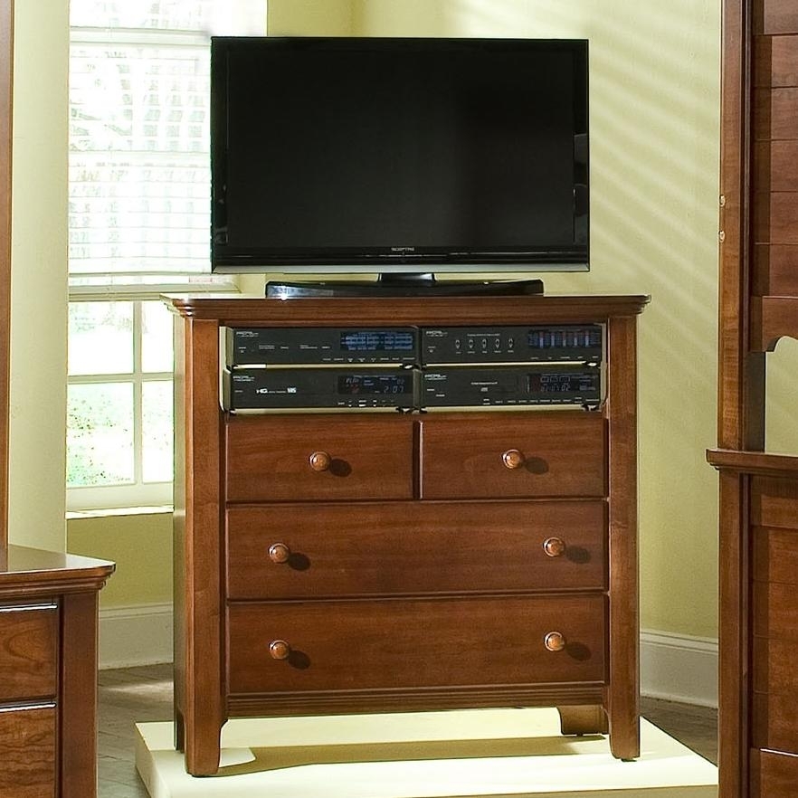 MEDIA HEARTLAND CHERRY 801114 by Vaughan Bassett at Bruce Furniture & Flooring