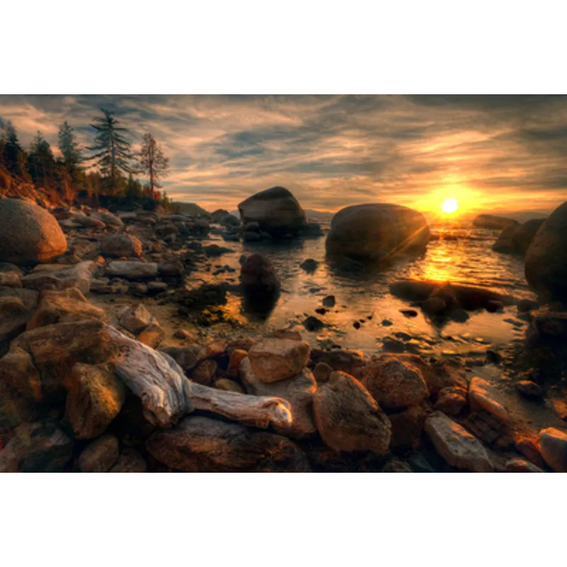 California Lake Tahoe Sunset