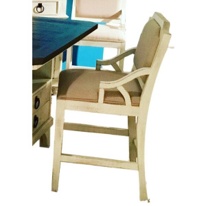 CAMRY BARSTOOL PADDED SEAT WHI