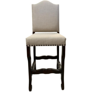 HARP WHITE 30" FABRIC BARSTL