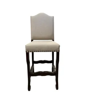 HARP WHITE 30" FABRIC BARSTL