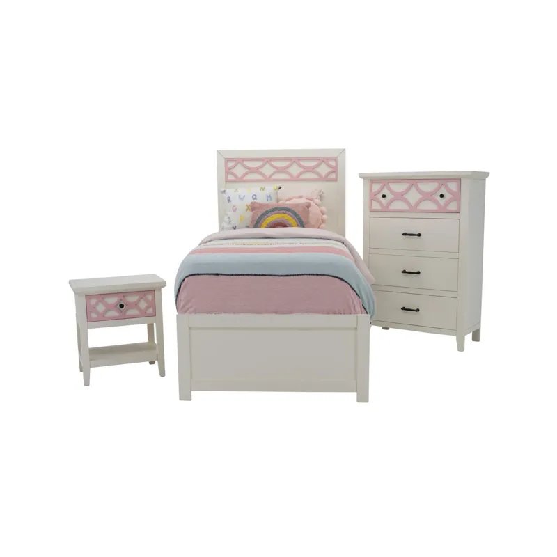 Kate Pearl Twin Bed