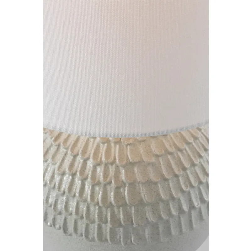 Morava 17" Hand Carved Table Lamp