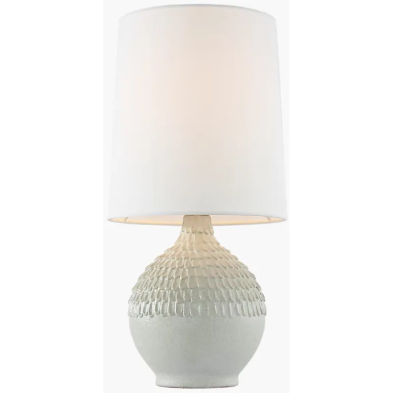 Morava 17" Hand Carved Table Lamp