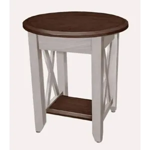 Portland Round End Table