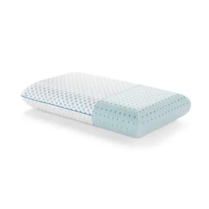 Gel Memory Foam Pillow + Reversible Cooling Cover, King