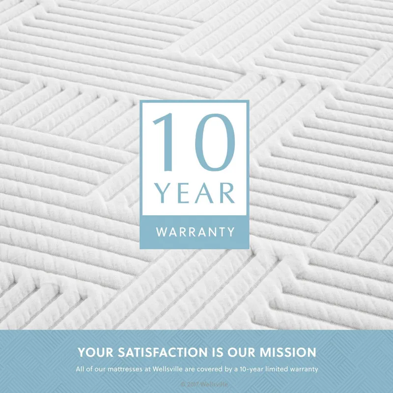 Wellsville 11 Inch Gel Memory Foam Hybrid Mattress