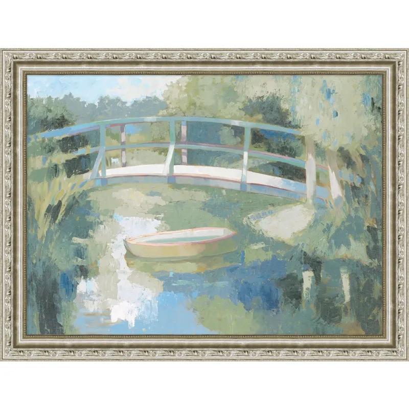 Monet's Bridge Framed Art