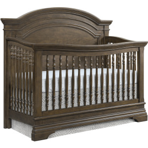Olivia Arch Top Convertible Crib - Rosewood