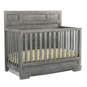Foundry Flat Top 4-in-1 Convertible Crib - Brushed Pewter