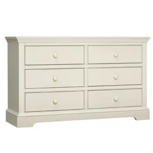 Hanley 6 Drawer Dresser - Chalk