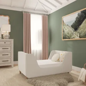 Gia Complete Toddler Bed - Cream
