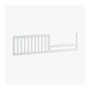 Modern Nursery Toddler Rail - White