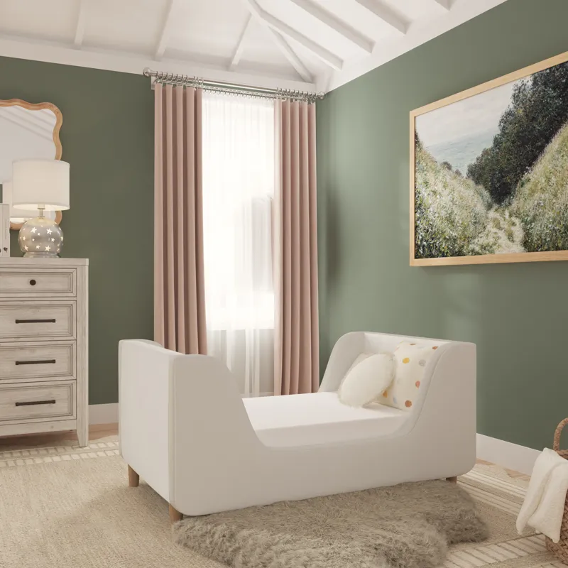 Gia Complete Toddler Bed - Cream