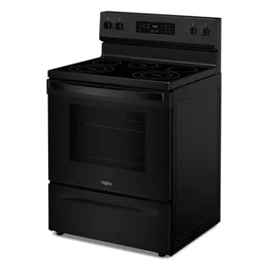 30-Inch Electric Range With Steam Clean - Black