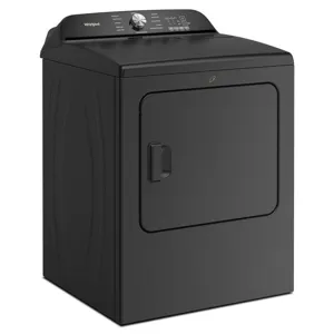 7.0 Cu. Ft. Whirlpool® Top Load Electric Dryer With Moisture Sensor - Volcano Black