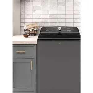 5.2-5.3 Cu. Ft. Whirlpool® Top Load Washer With Removable Agitator - Volcano Black