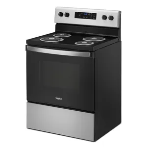 4.8 Cu. Ft. electric Range With Keep Warm Setting - Stainless Steel