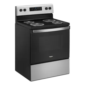 4.8 Cu. Ft. electric Range With Keep Warm Setting - Stainless Steel