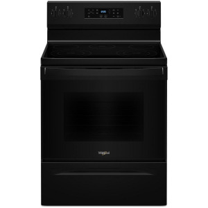30-Inch Electric Range With Steam Clean - Black