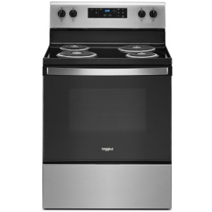 4.8 Cu. Ft. electric Range With Keep Warm Setting - Stainless Steel