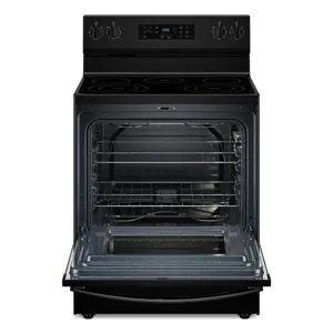 30-Inch Electric Range With Steam Clean - Black