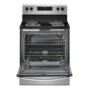 4.8 Cu. Ft. electric Range With Keep Warm Setting - Stainless Steel