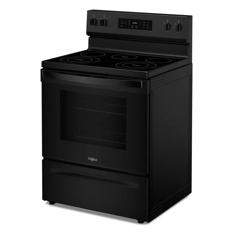 30-Inch Electric Range With Steam Clean - Black