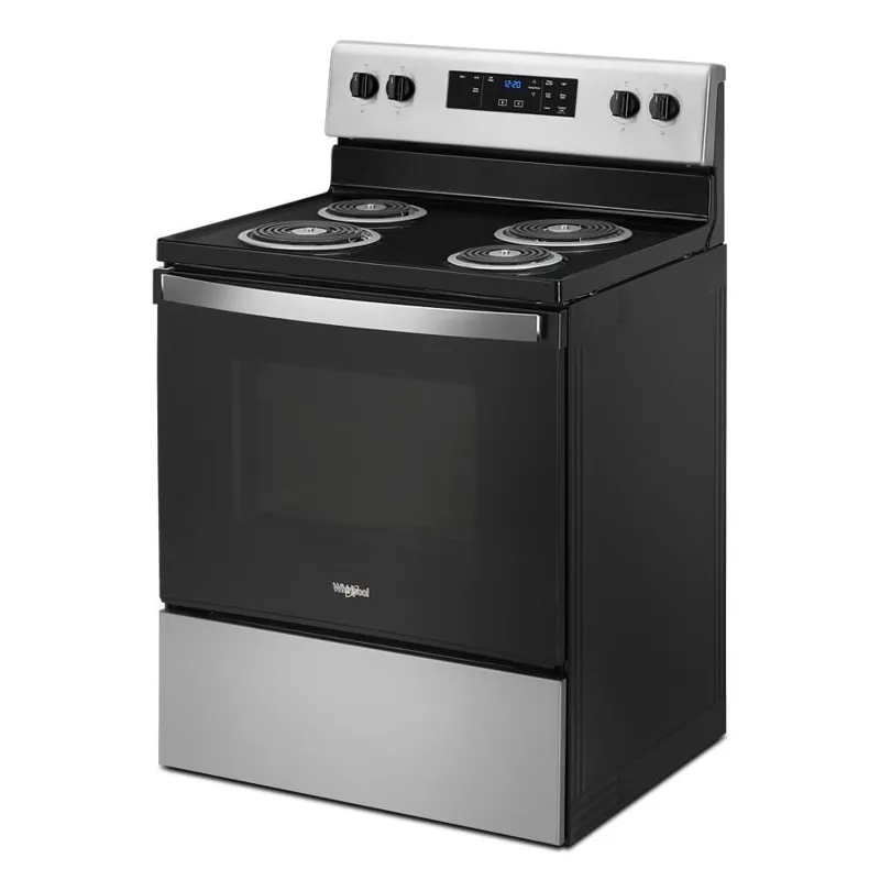 4.8 Cu. Ft. electric Range With Keep Warm Setting - Stainless Steel