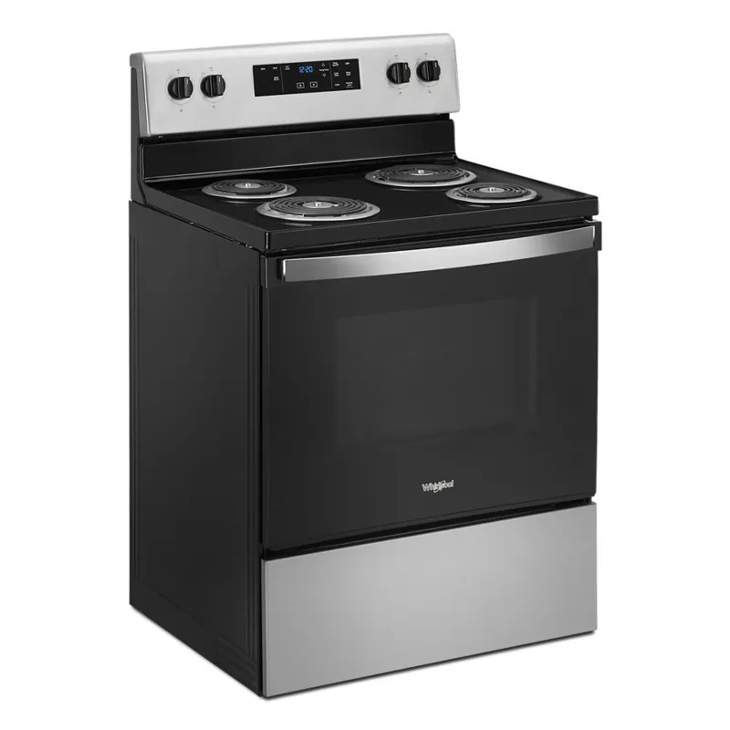 4.8 Cu. Ft. electric Range With Keep Warm Setting - Stainless Steel