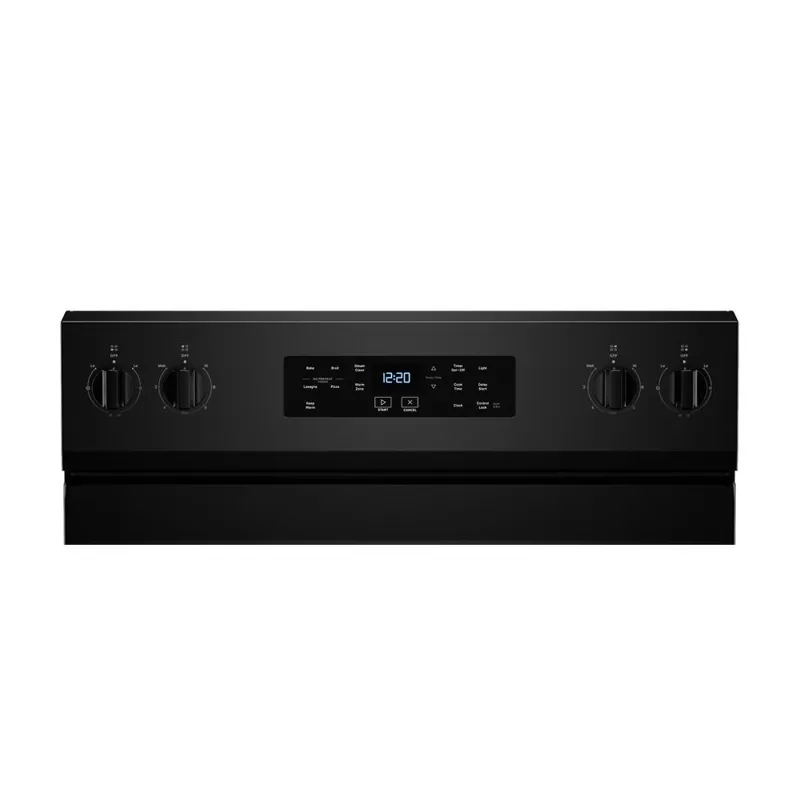 30-Inch Electric Range With Steam Clean - Black