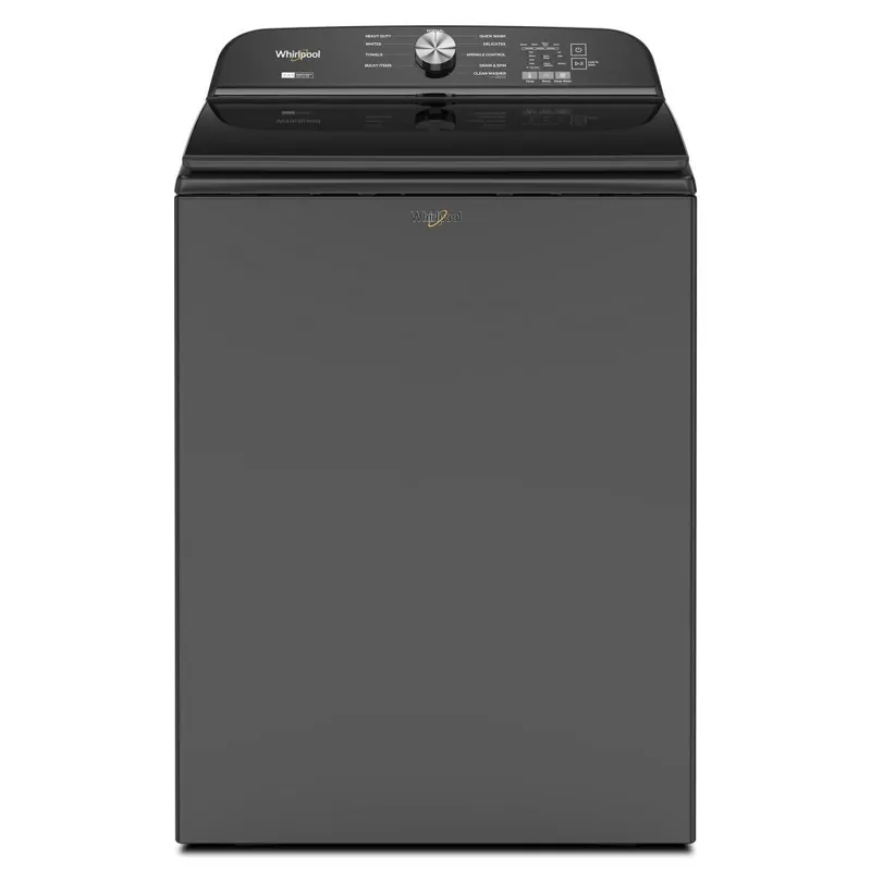 5.2-5.3 Cu. Ft. Whirlpool® Top Load Washer With Removable Agitator - Volcano Black