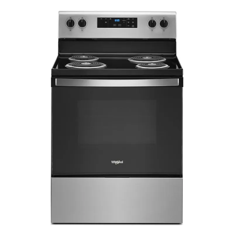 4.8 Cu. Ft. electric Range With Keep Warm Setting - Stainless Steel