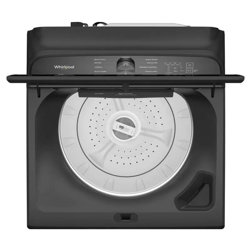 5.2-5.3 Cu. Ft. Whirlpool® Top Load Washer With Removable Agitator - Volcano Black