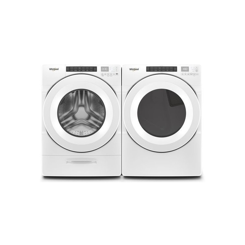 7.4 cu.ft Front Load Long Vent Electric Dryer with Intuitive Controls WED560LHW by Whirlpool at