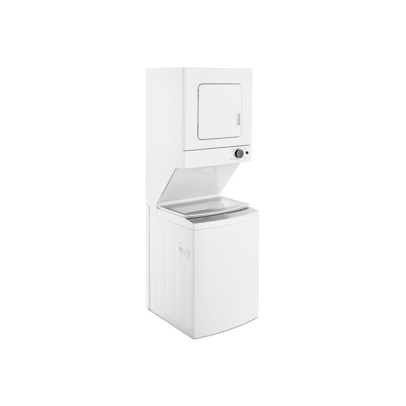 1.6 cu.ft Electric Stacked Laundry Center 6 Wash cycles and AutoDry