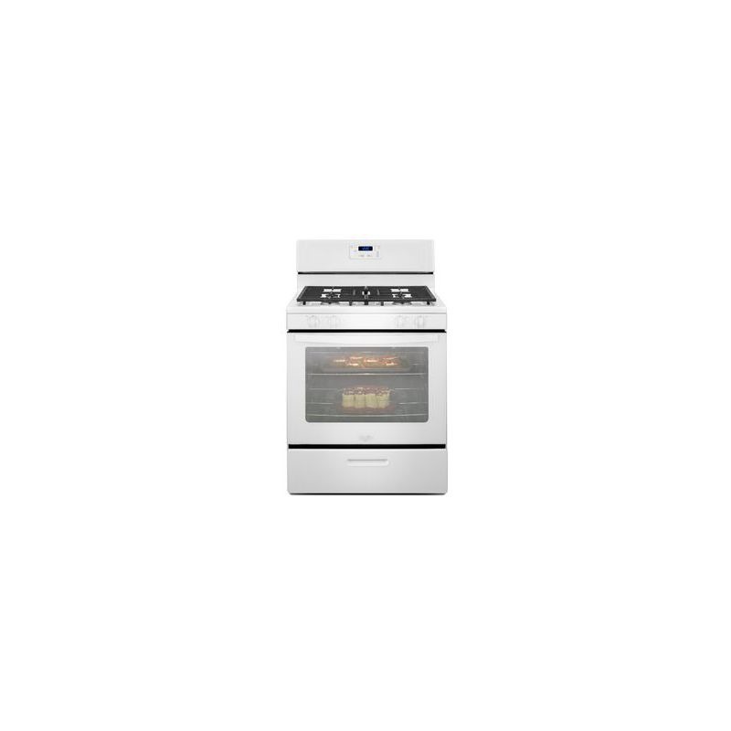 5.1 cu. ft. Freestanding Gas Range with UnderOven Broiler WFG320M0BW