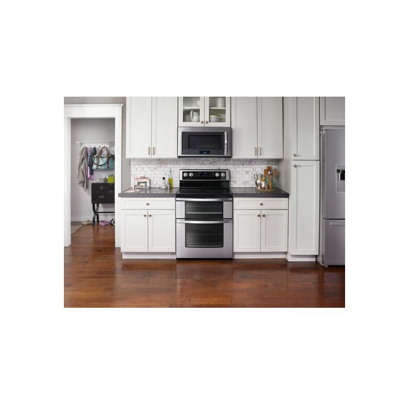 6.7 Cu. Ft. Electric Double Oven Range with True Convection WGE745C0FS