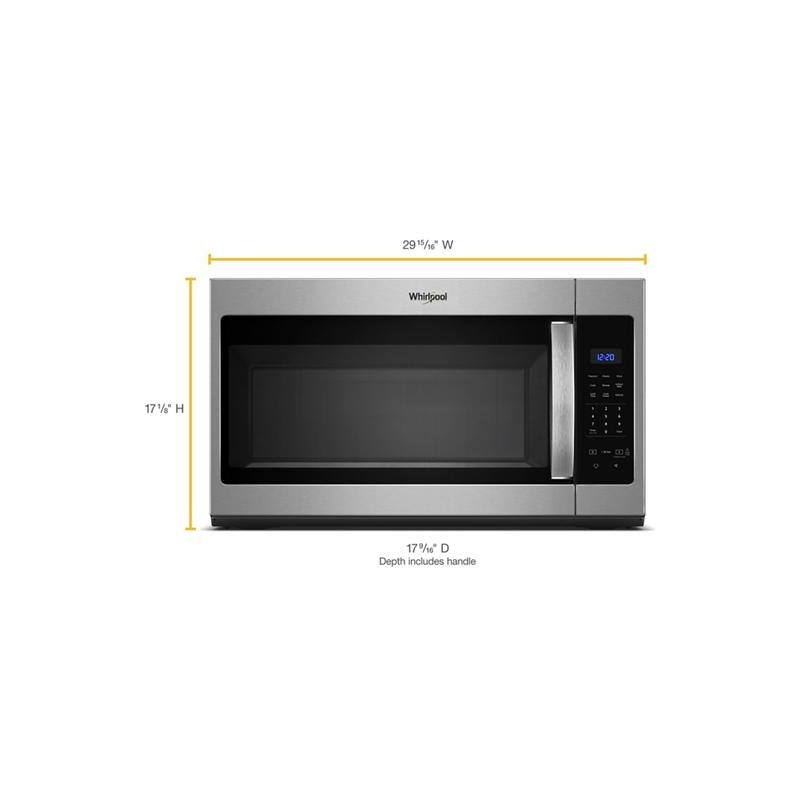 1.7 cu. ft. Microwave Hood Combination with Electronic Touch Controls