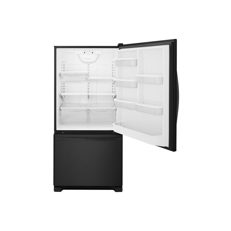 33inches wide BottomFreezer Refrigerator with SpillGuard™ Glass