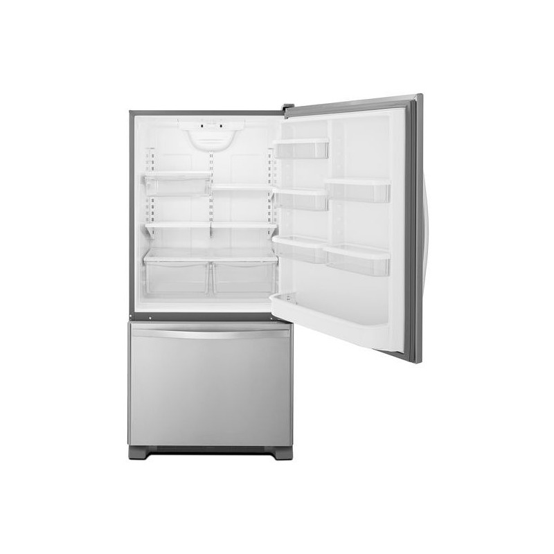 33inches wide BottomFreezer Refrigerator with SpillGuard™ Glass