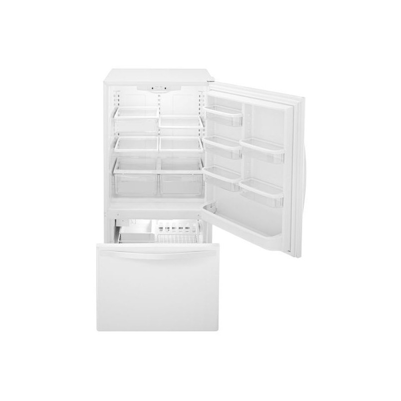 30inches wide BottomFreezer Refrigerator with SpillGuard™ Glass