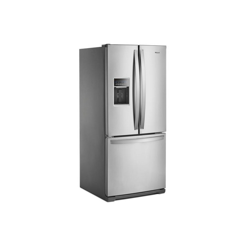 30inch Wide French Door Refrigerator 20 cu. ft. WRF560SEHZ by Whirlpool at Missouri Furniture