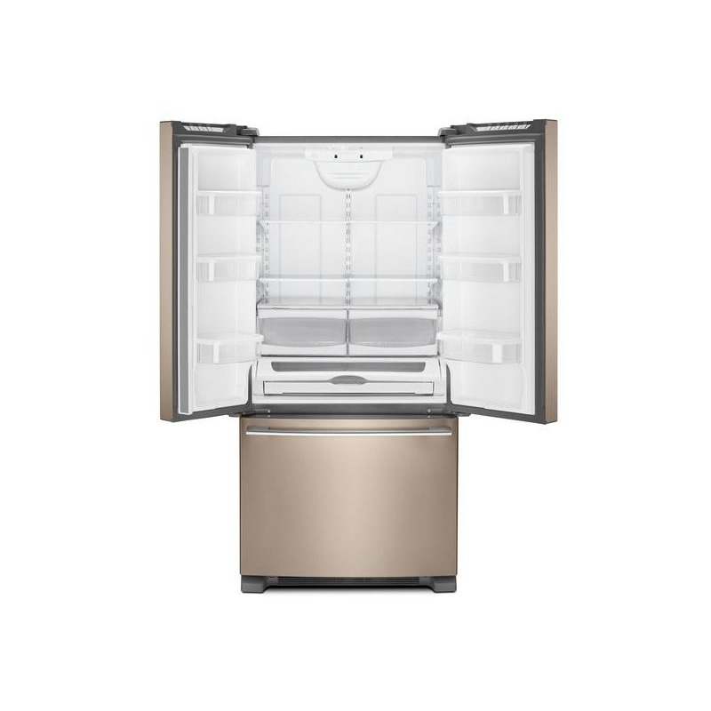 33inch Wide French Door Refrigerator 22 cu. ft. WRFA32SMHN by Whirlpool at Missouri Furniture