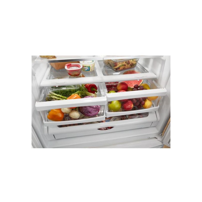36inch Wide French Door Refrigerator with Crisper Drawer 25 cu. ft